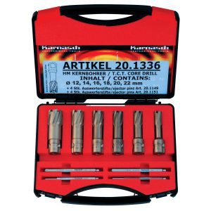 Coffret de fraises à carotter HMMetallkraft Hard Line 40