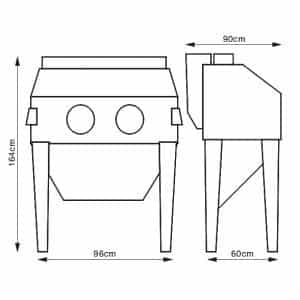 Cabine de sablage Unicraft SSK2.5