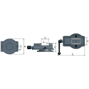 Etaux de fraisage Optimum FMSN 100