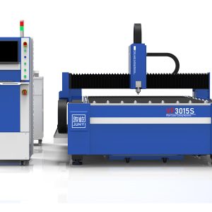 Strandard fiber laser cutter with single platform 5*10′