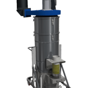 DEPOUSSIEREUR INDUSTRIEL AVEC SYSTEME INERT POUR POUSSIERES